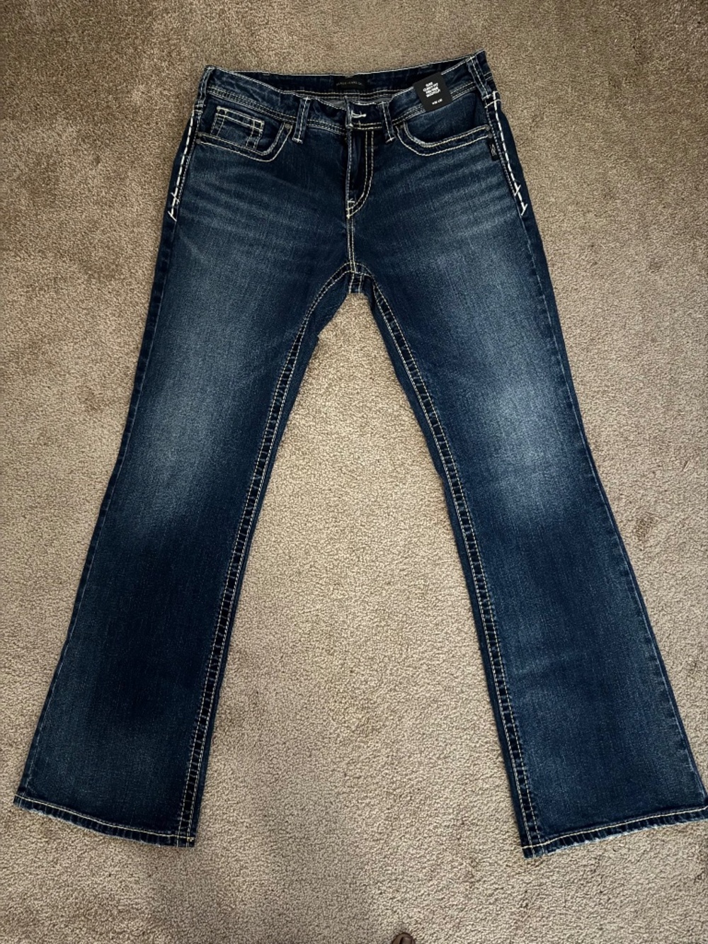 Silver Suki Mid-rise Bootcut Jeans